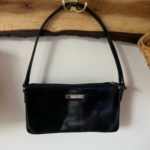 Y2K 90s Vintage Espirit Handbag Bag Shoulder Purse Black
